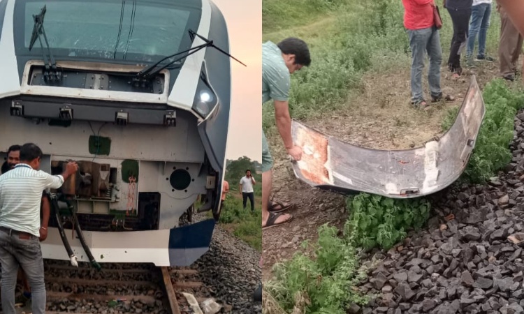Vande Bharat Express Stuck In Mid Way For Thunderstorm Near Baitarani Railway Station Of Jajpur