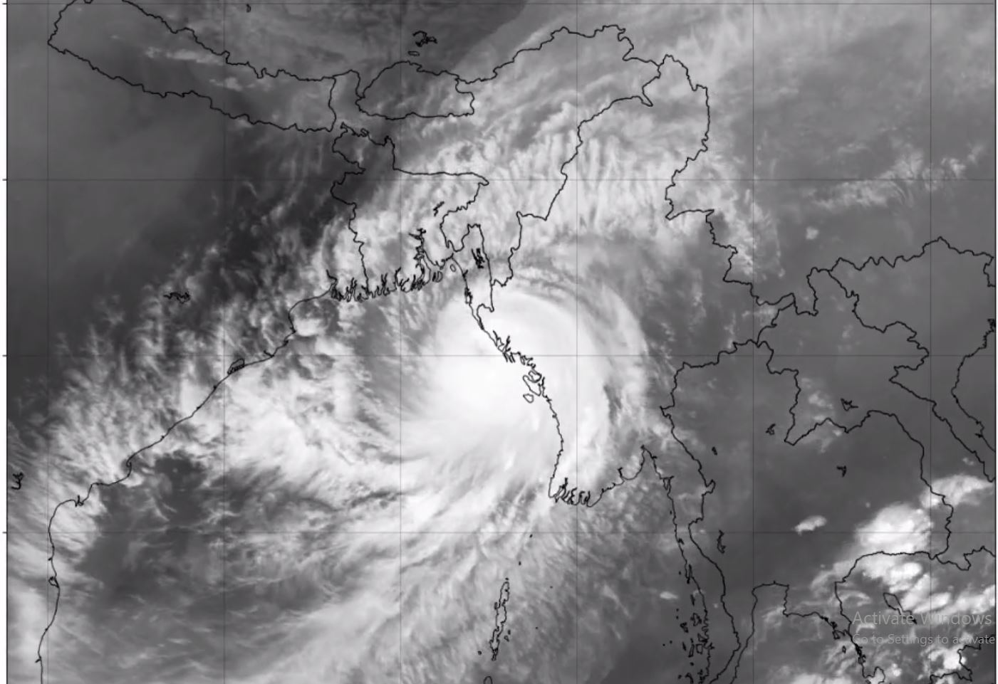 x Extremely Severe Cyclonic Storm “Mocha” is making landfall