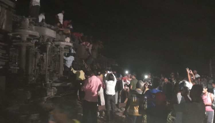 2 express trains derail near Balasore Bahanaga station in Odisha