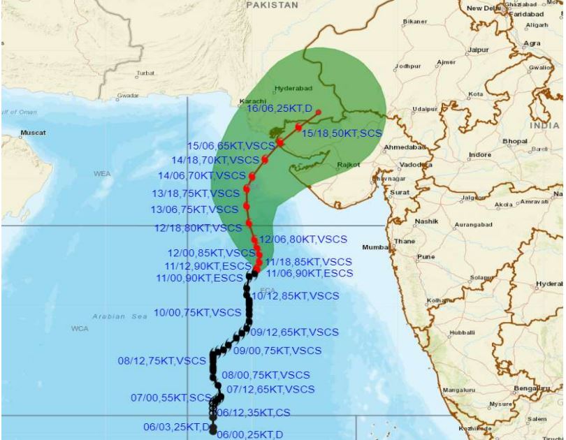 Cyclone Biparjoy Alert for Saurashtra and Kutch Coast