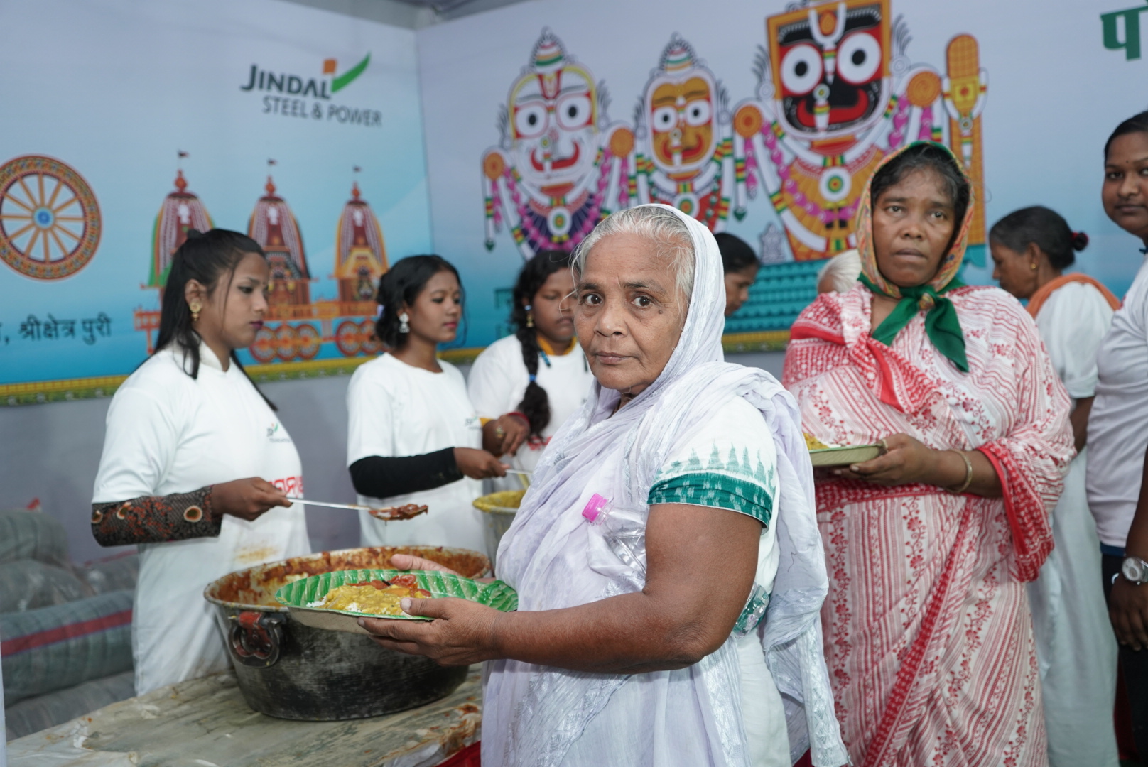 JSP Foundation continues serve devotees with free meal during the Rath Yatra at Puri