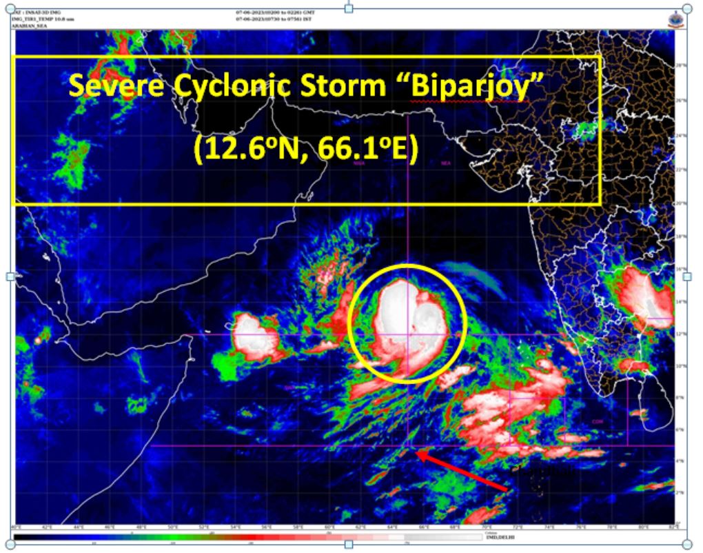 ‘Biparjoy’ To Intensify Into Very Severe Cyclonic Storm In 24 Hours, Indian Coasts Safe