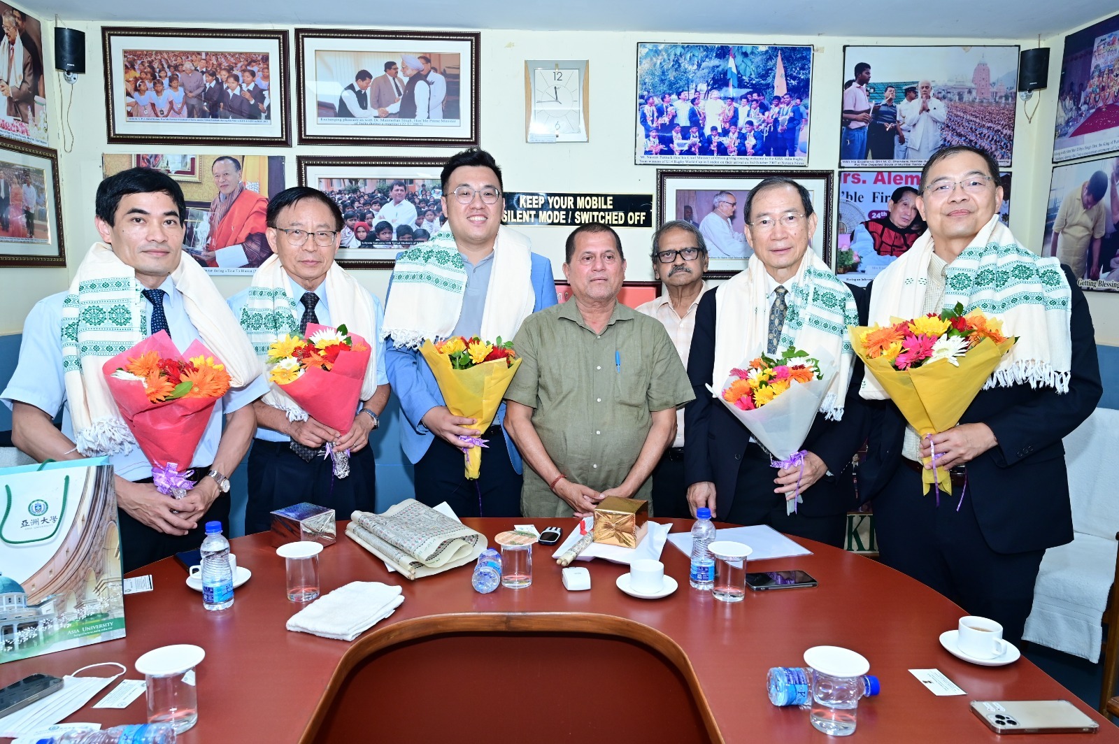 Asia University Delegation visit KIIT & KISS
