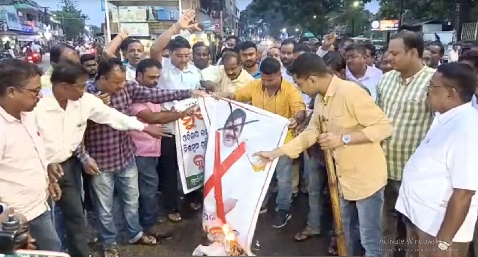 Chiranjib Biswal Suspended From Congress, Supporters Protest Against OPCC Chief In Jagatsinghpur