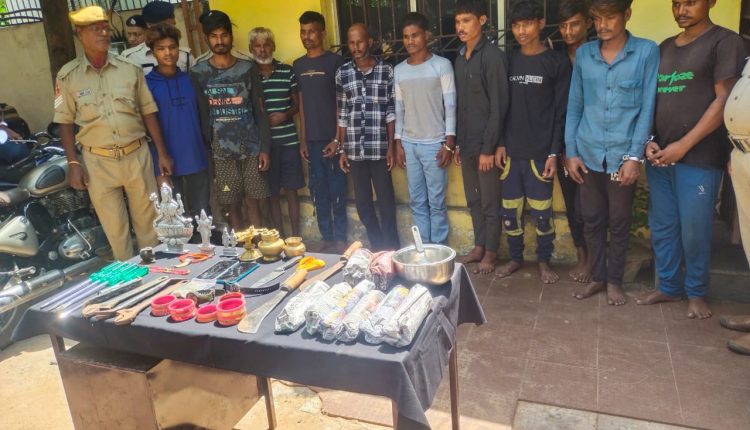 Inter-State ‘Chadi-Baniyan’ Gang Busted; 11 Robbers Arrested In Bhubaneswar