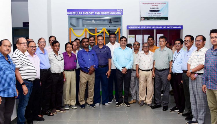 MOLECULAR BIOLOGY AND BIO-TECHNOLOGY LABORATORY INAUGURATED BY SOA IAS
