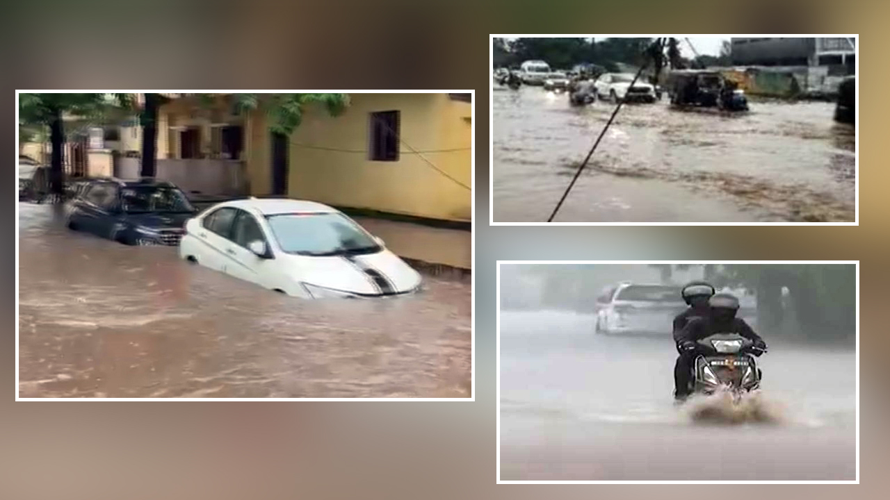 Massive waterlogging reported in several parts of Bhubaneswar