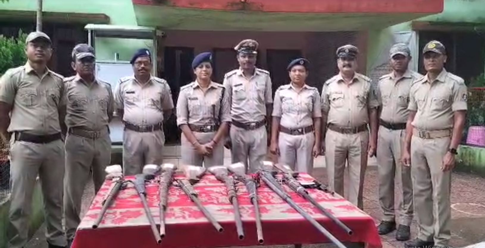 Mayurbhanj Police Seized 9 Gun From Similipal National Park