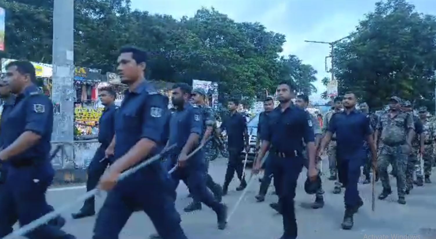Police Conduct Flag March Ahead Of Muharram In Odisha’s Bhadrak