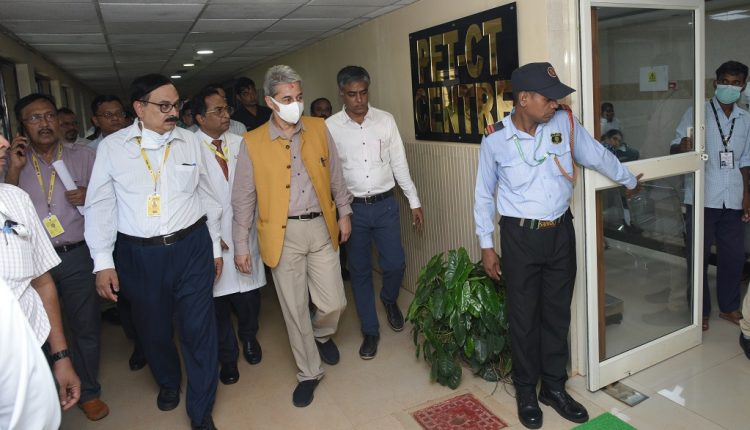 Sudhansh Pant OSD, Ministry of HFW visits AIIMS Bhubaneswar