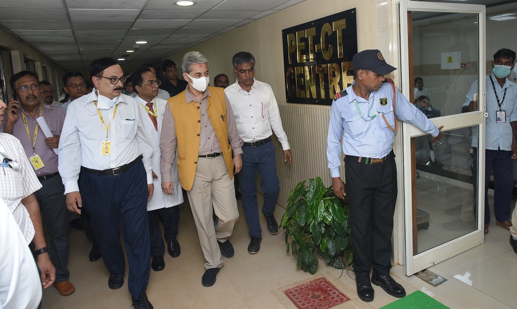 Sudhansh Pant OSD, Ministry of HFW visits AIIMS Bhubaneswar