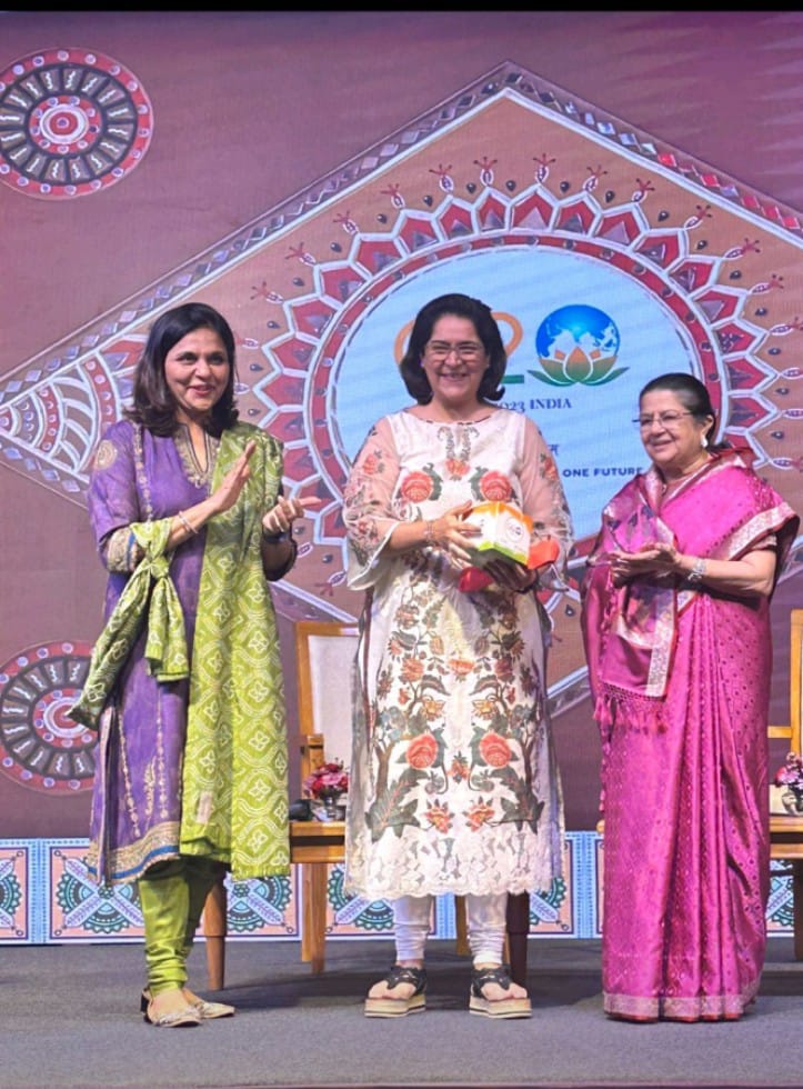 Shaifalika Panda, felicitated as Convenor of G20 EMPOWER working group on mentorship