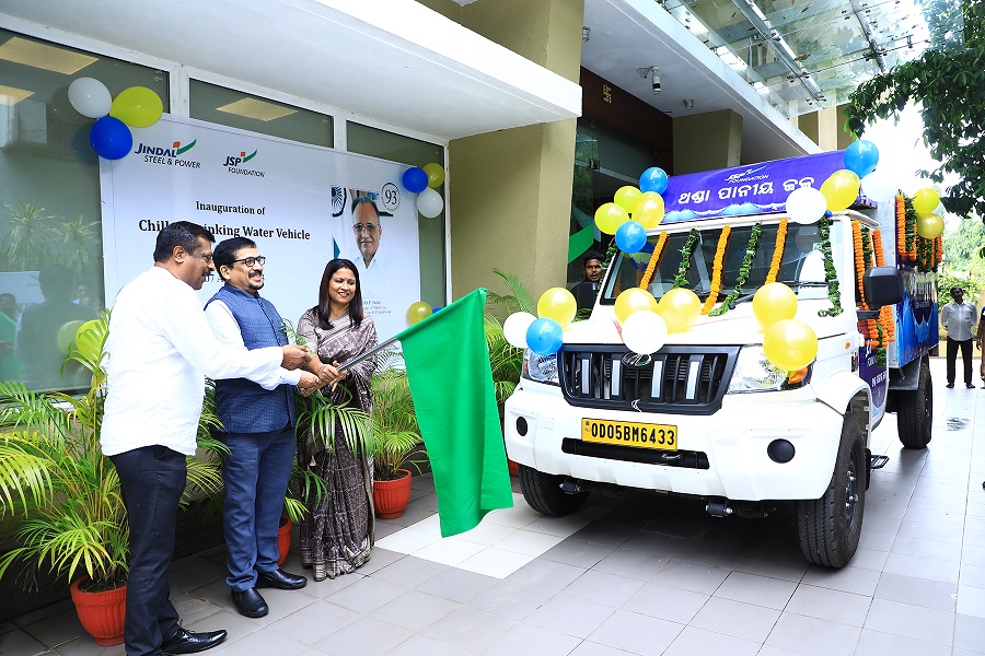JSP Foundation Launches Chilled Drinking Water Van in Bhubaneswar